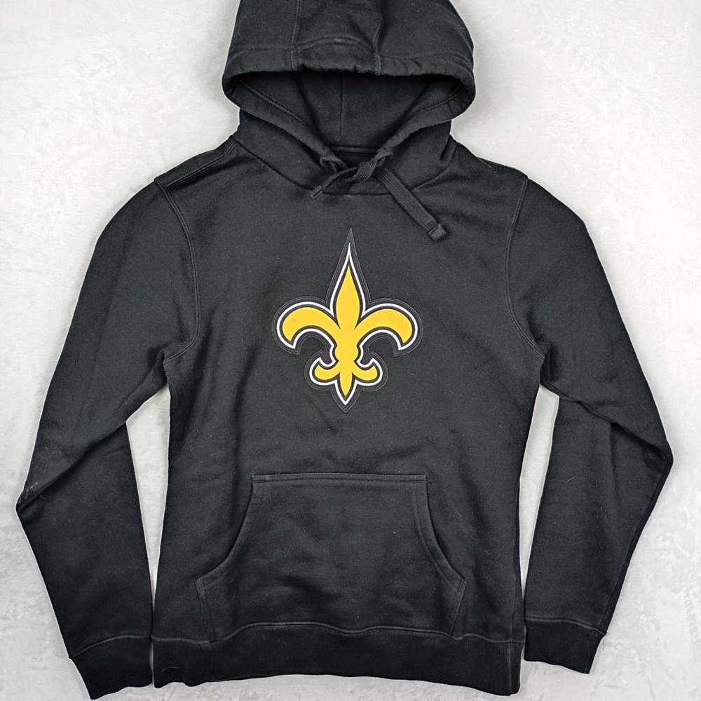 NFL Pro‎ Line New Orleans Saints Black Hoodie NFL Football Mens Medium